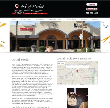 Affordable Web Design Art of merlot