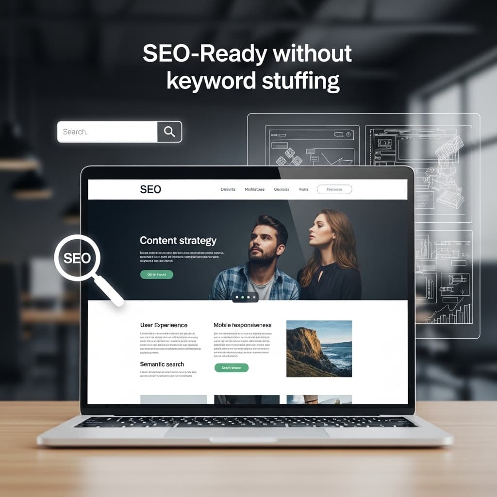 seo ready web design structure without keyword stuffing